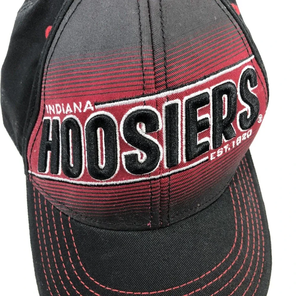 Indiana Hoosiers NCAA Hat Cap Strap Back by Signatures One Size Fits Most OSFM